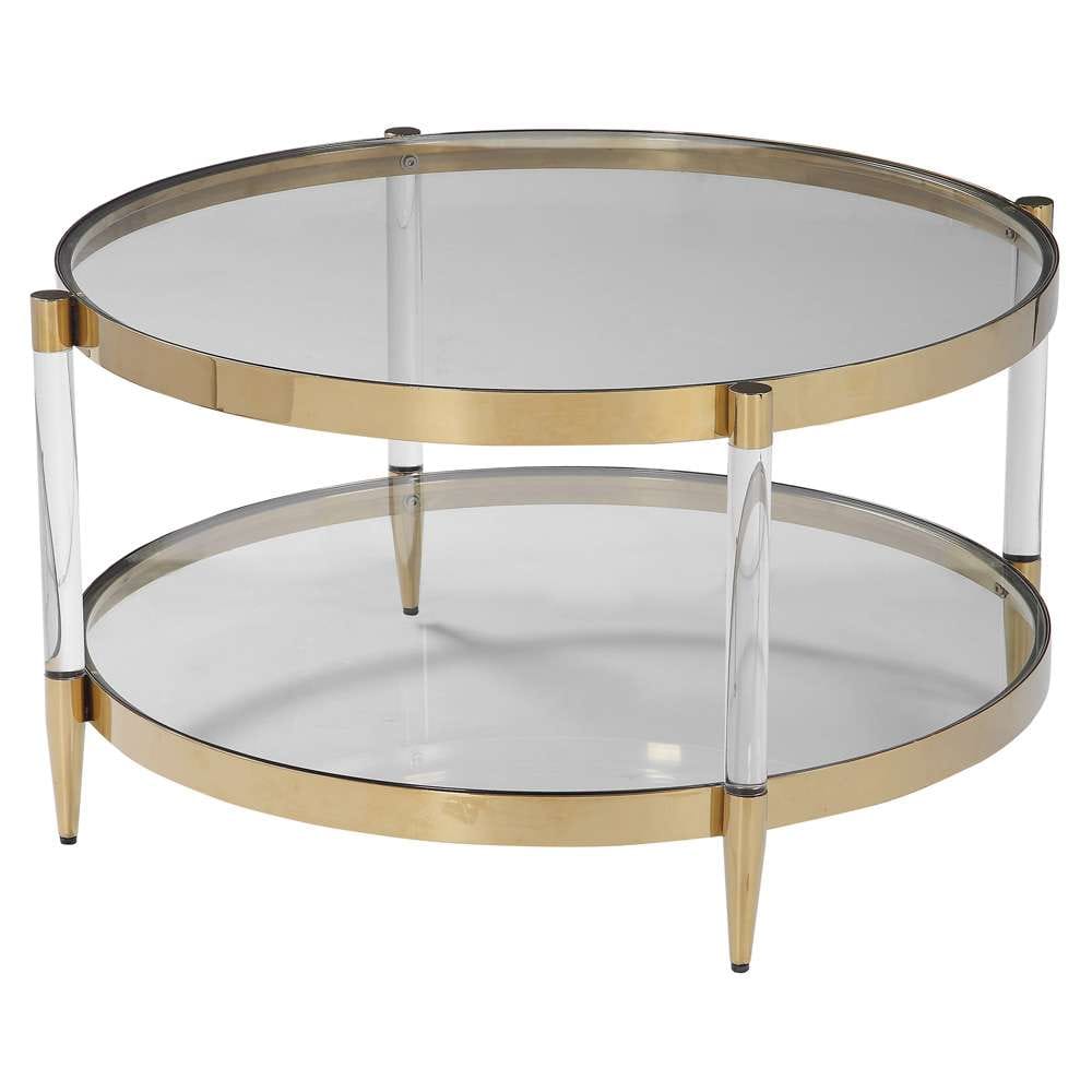 Uttermost - Kellen Glass Coffee Table - 24895 veiw 3