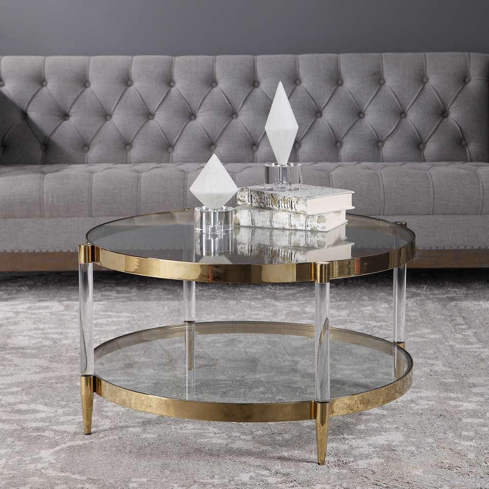 Uttermost - Kellen Glass Coffee Table - 24895 veiw 4