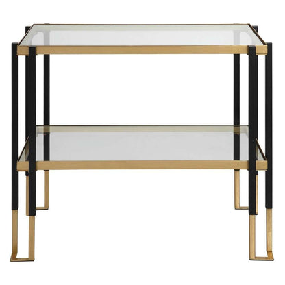 Uttermost - Kentmore Glass Side Table - 25138 veiw 1