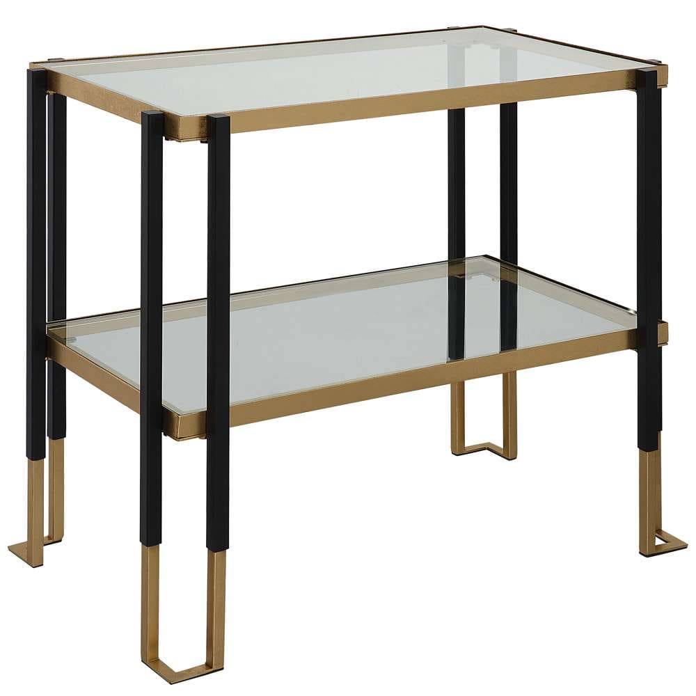 Uttermost - Kentmore Glass Side Table - 25138 veiw 2