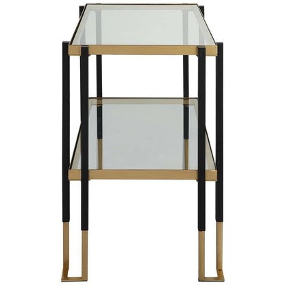 Uttermost - Kentmore Glass Side Table - 25138 veiw 3