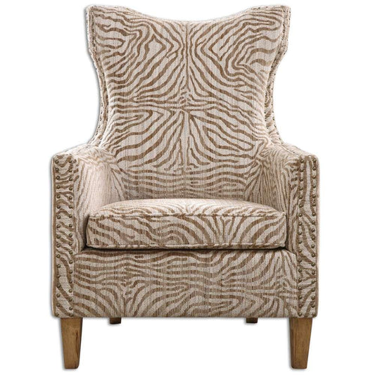 Uttermost - Kiango Animal Pattern Armchair - 23208 veiw 1