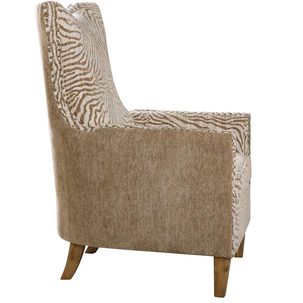 Uttermost - Kiango Animal Pattern Armchair - 23208 veiw 3
