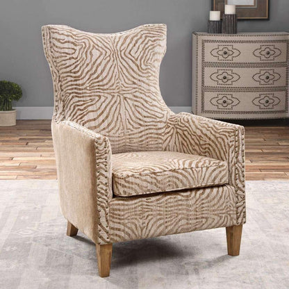 Uttermost - Kiango Animal Pattern Armchair - 23208 veiw 4