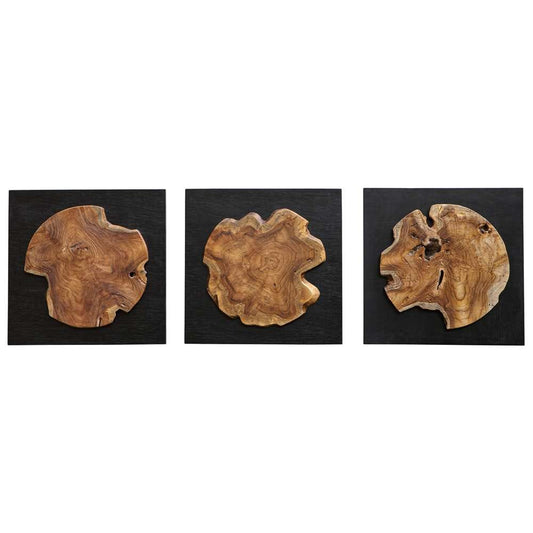 Uttermost - Kolini Teak Wood Wall Decor (Set of 3) - 04336 veiw 1