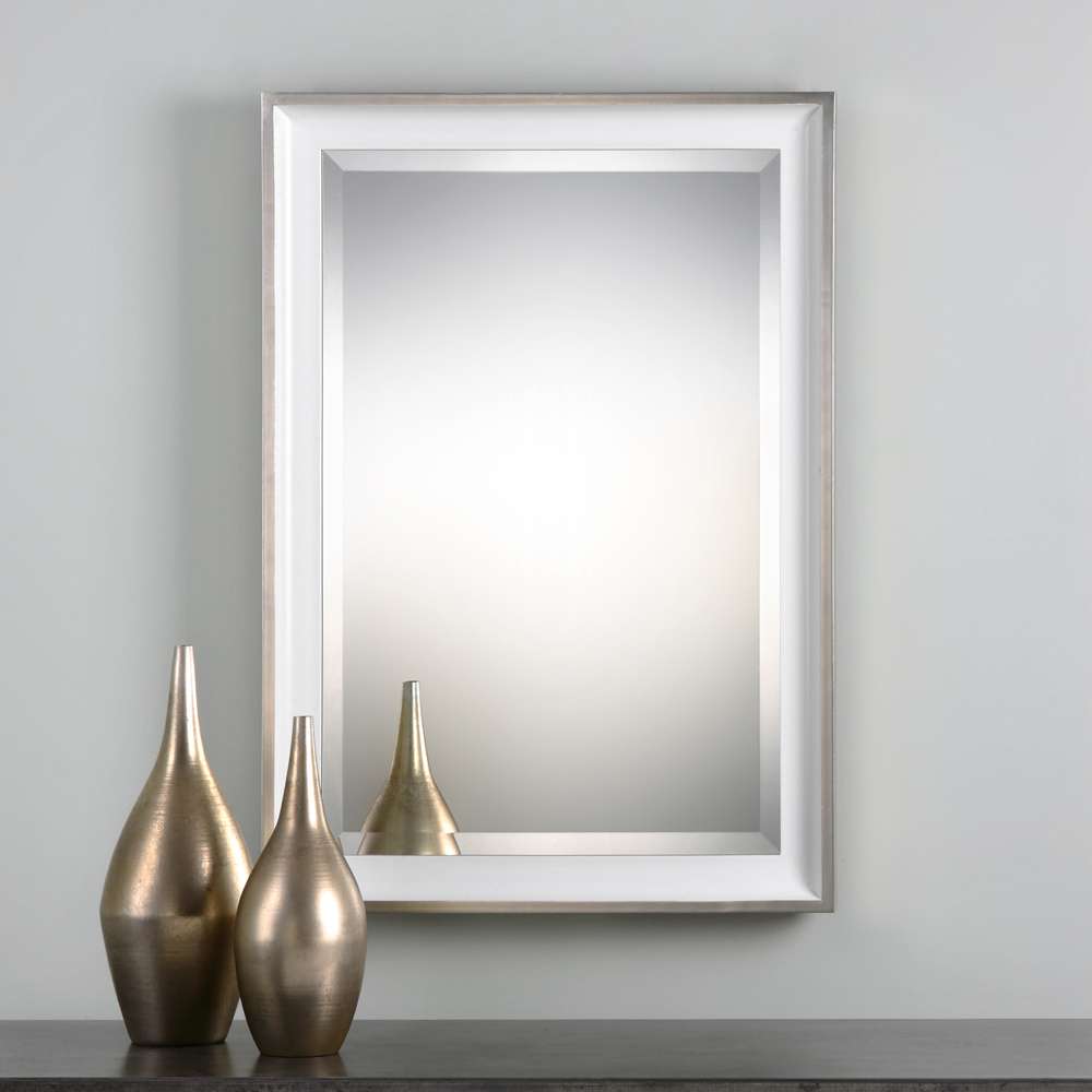 Uttermost - Lahvahn White Silver Mirror - 09081 veiw 2