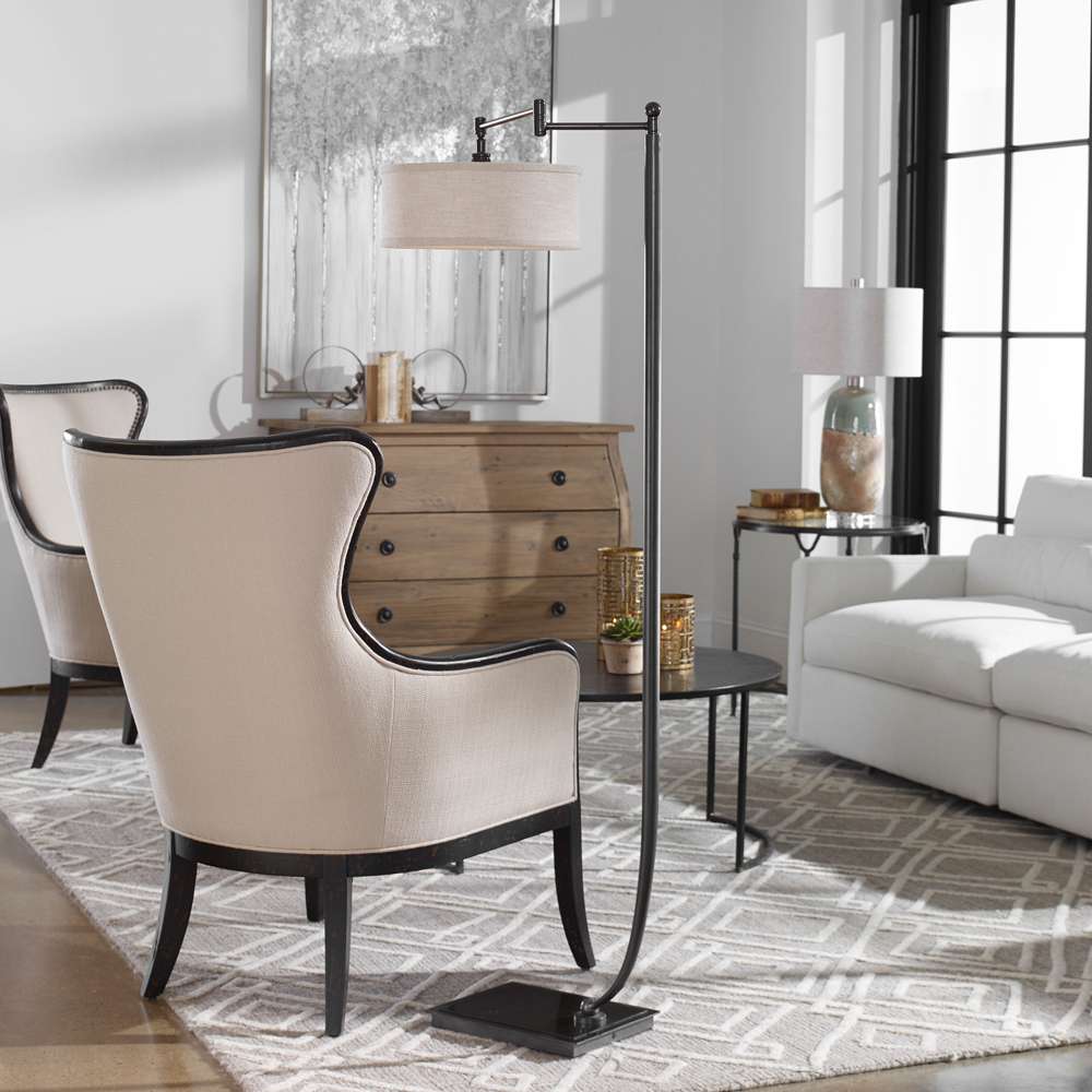Uttermost - Lamine Dark Bronze Floor Lamp - 28080-1 veiw 4