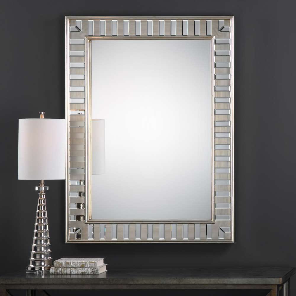 Uttermost - Lanester Silver Leaf Mirror - 09046 veiw 2
