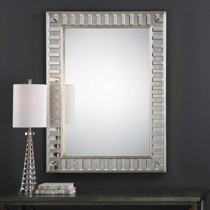 Uttermost - Lanester Silver Leaf Mirror - 09046 veiw 2