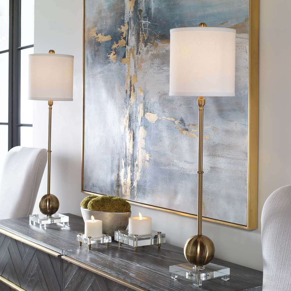 Uttermost - Laton Brass Buffet Lamp - 29935-1 veiw 4