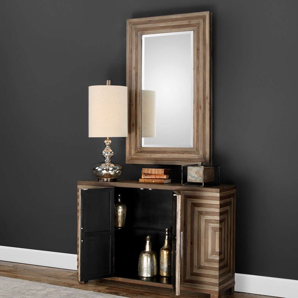 Uttermost - Layton Geometric Console Cabinet - 24773 veiw 2