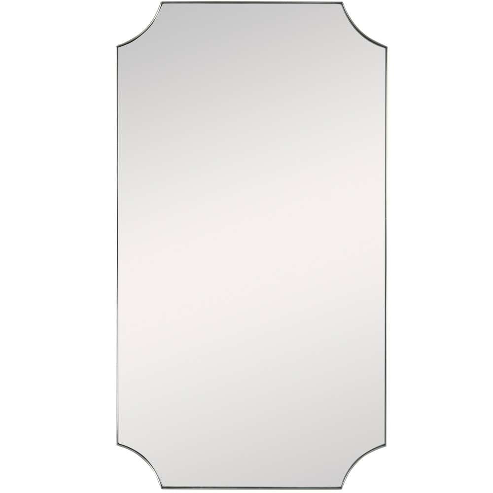 Uttermost - Lennox Brass Scalloped Corner Mirror - 09727 veiw 1