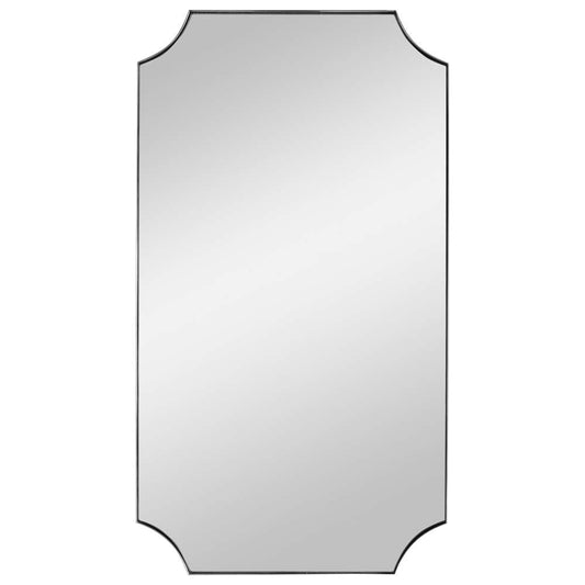 Uttermost - Lennox Nickel Scalloped Corner Mirror - 09710 veiw 1