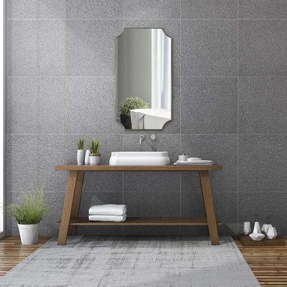 Uttermost - Lennox Nickel Scalloped Corner Mirror - 09710 veiw 4
