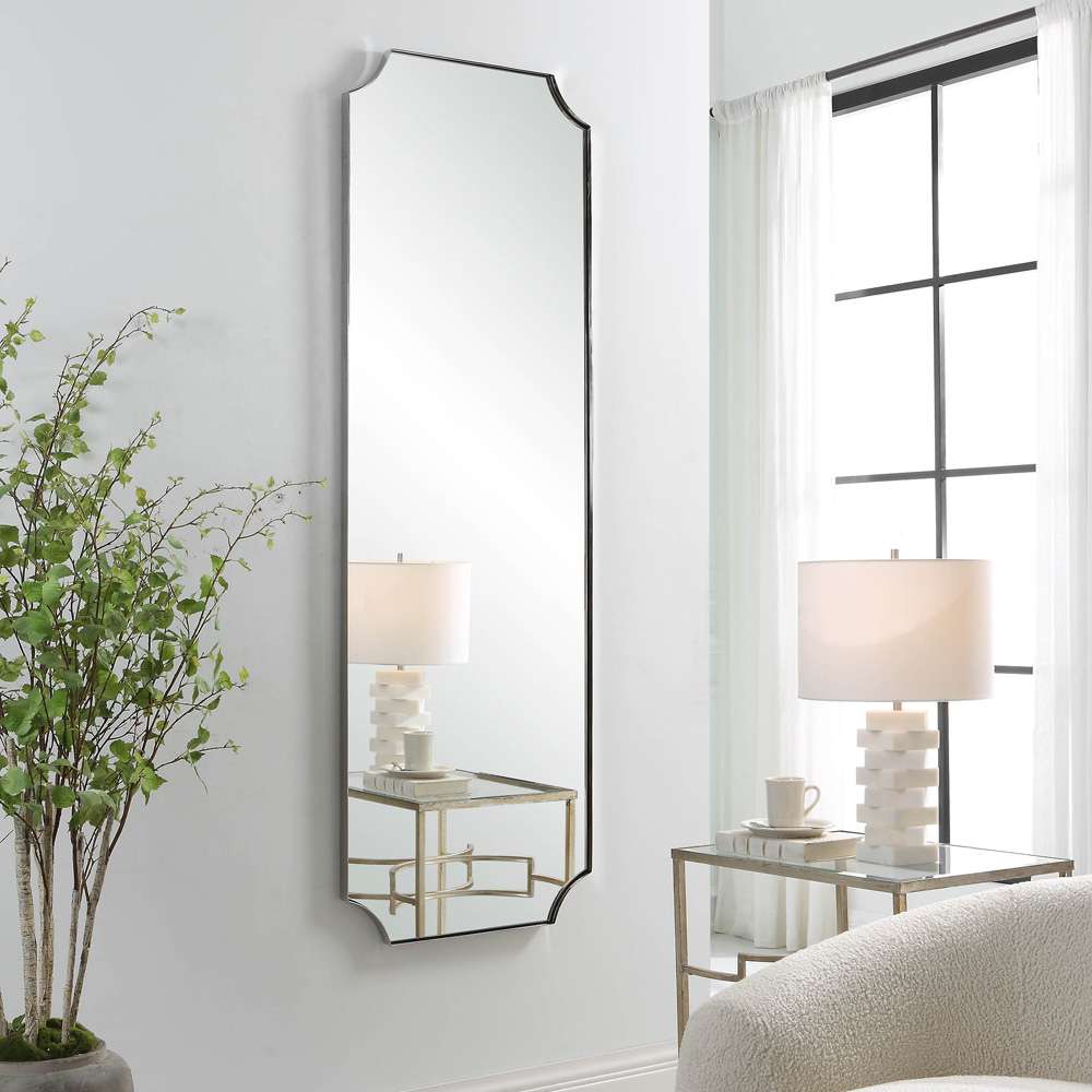 Uttermost - Lennox Nickel Tall Mirror - 09893 veiw 2