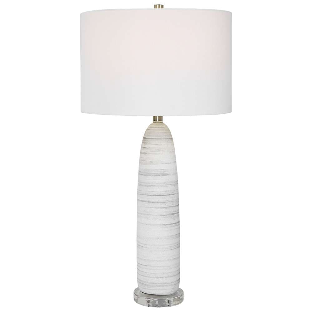 Uttermost - Levadia Matte White Table Lamp - 30004-1 veiw 1