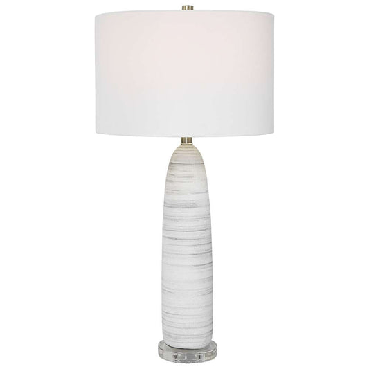 Uttermost - Levadia Matte White Table Lamp - 30004-1 veiw 1