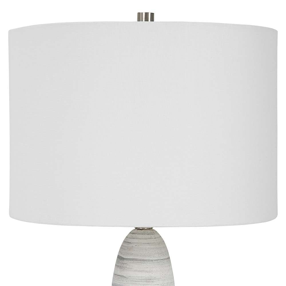 Uttermost - Levadia Matte White Table Lamp - 30004-1 veiw 3