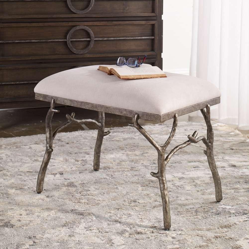 Uttermost - Lismore Small Fabric Bench - 23544 veiw 2