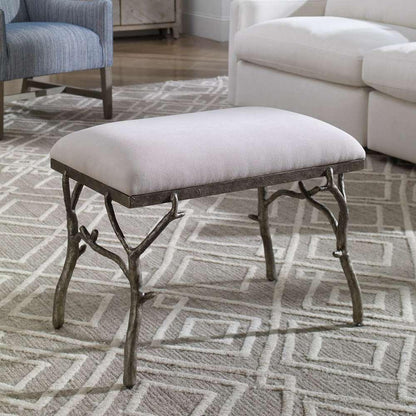 Uttermost - Lismore Small Fabric Bench - 23544 veiw 4