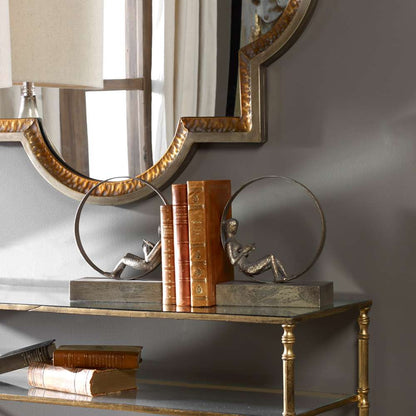 Uttermost - Lounging Reader Antique Bookends Set/2 - 19596 veiw 3
