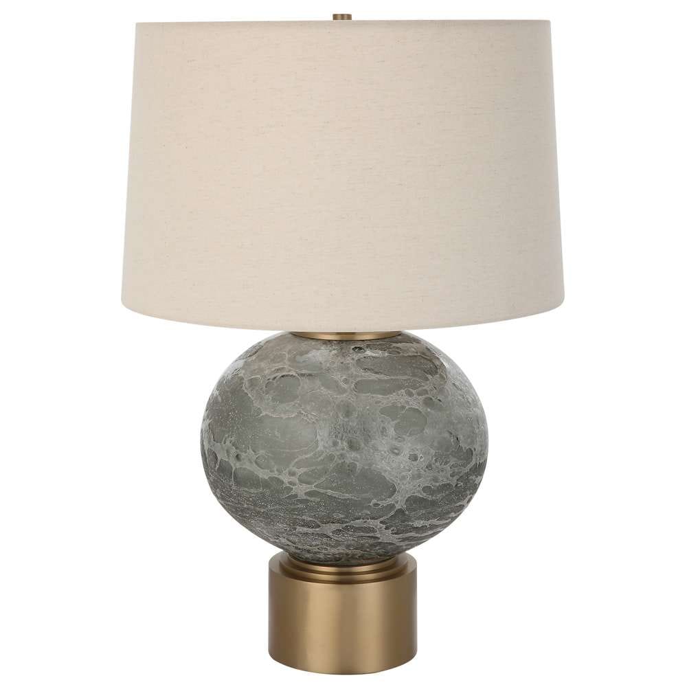 Uttermost - Lunia Gray Glass Table Lamp - 30200-1 veiw 3
