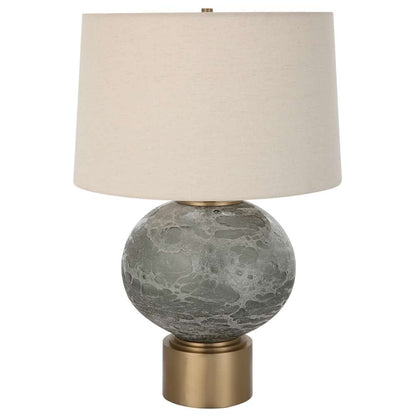 Uttermost - Lunia Gray Glass Table Lamp - 30200-1 veiw 3
