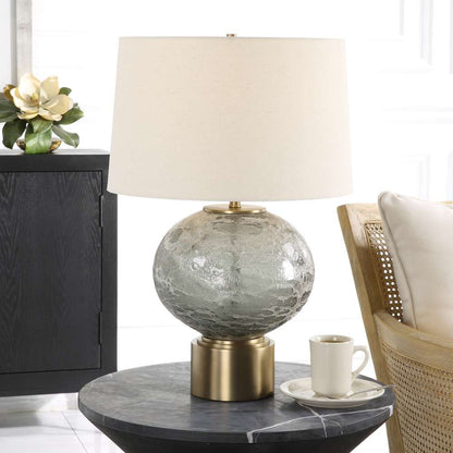 Uttermost - Lunia Gray Glass Table Lamp - 30200-1 veiw 4