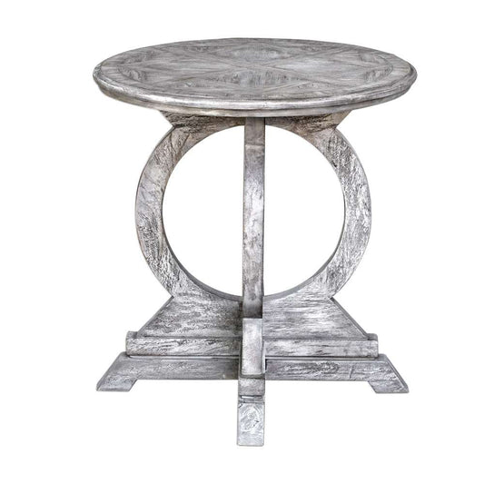 Uttermost - Maiva White Side Table - 25426 veiw 1