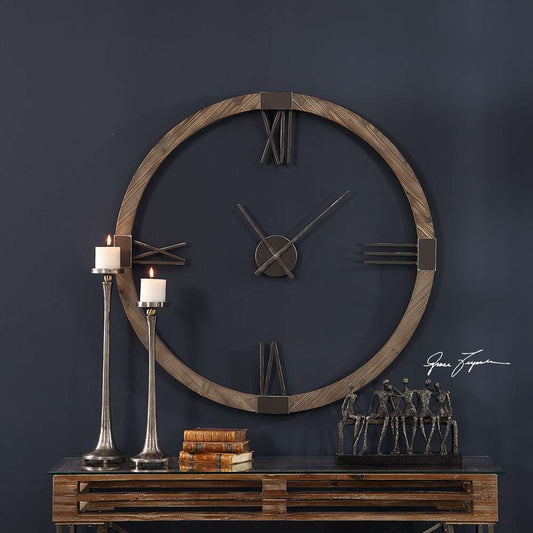 Uttermost - Marcelo Modern Wall Clock - 06454 veiw 2