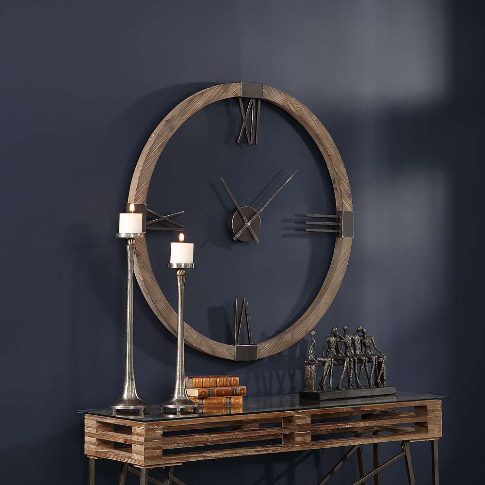 Uttermost - Marcelo Modern Wall Clock - 06454 veiw 3