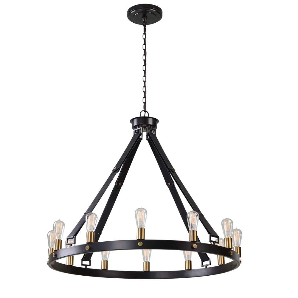 Uttermost - Marlow 12 Light Circle Chandelier - 21280 veiw 2