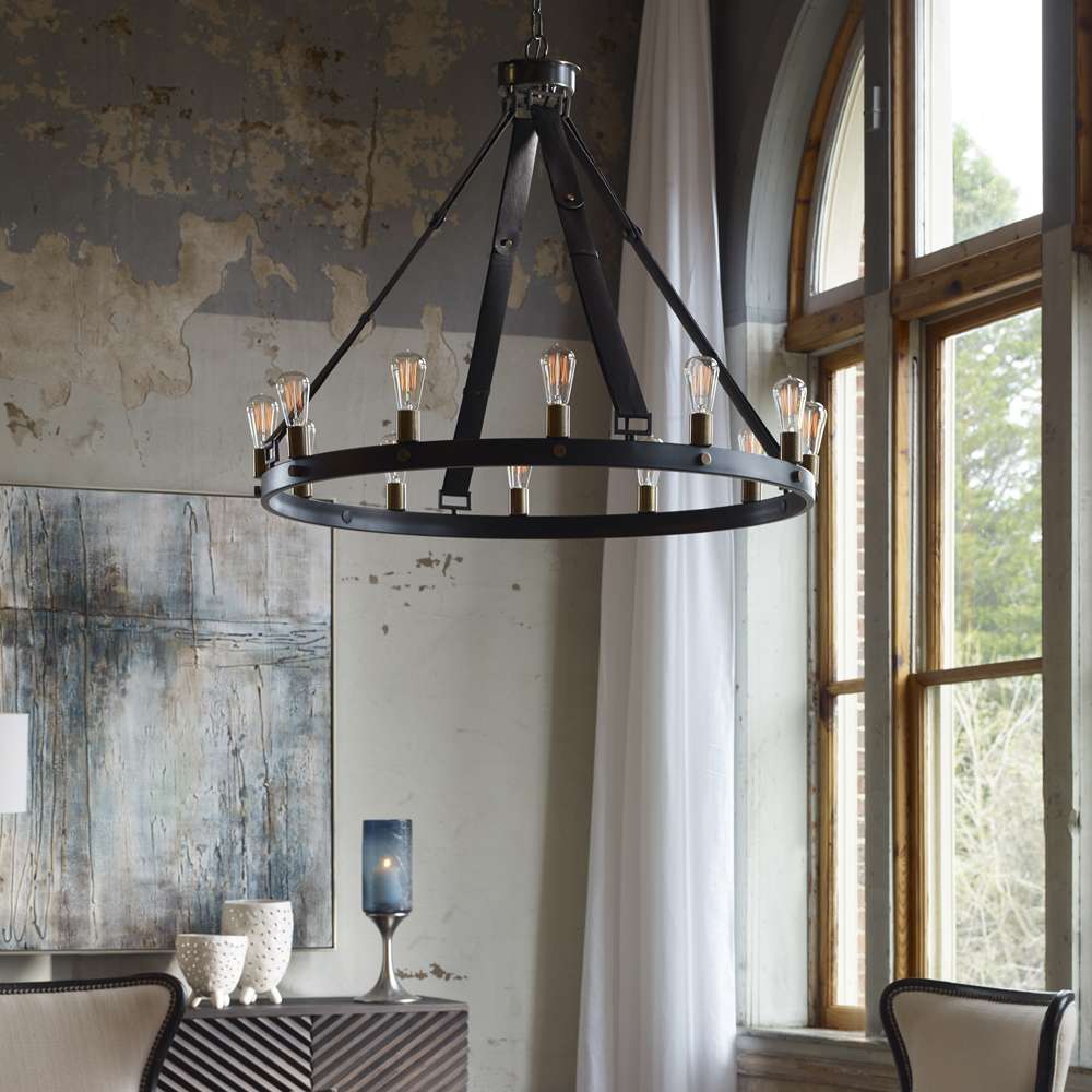 Uttermost - Marlow 12 Light Circle Chandelier - 21280 veiw 4