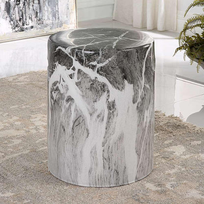 Uttermost - Marvel Marbled Garden Stool - 22896 veiw 4