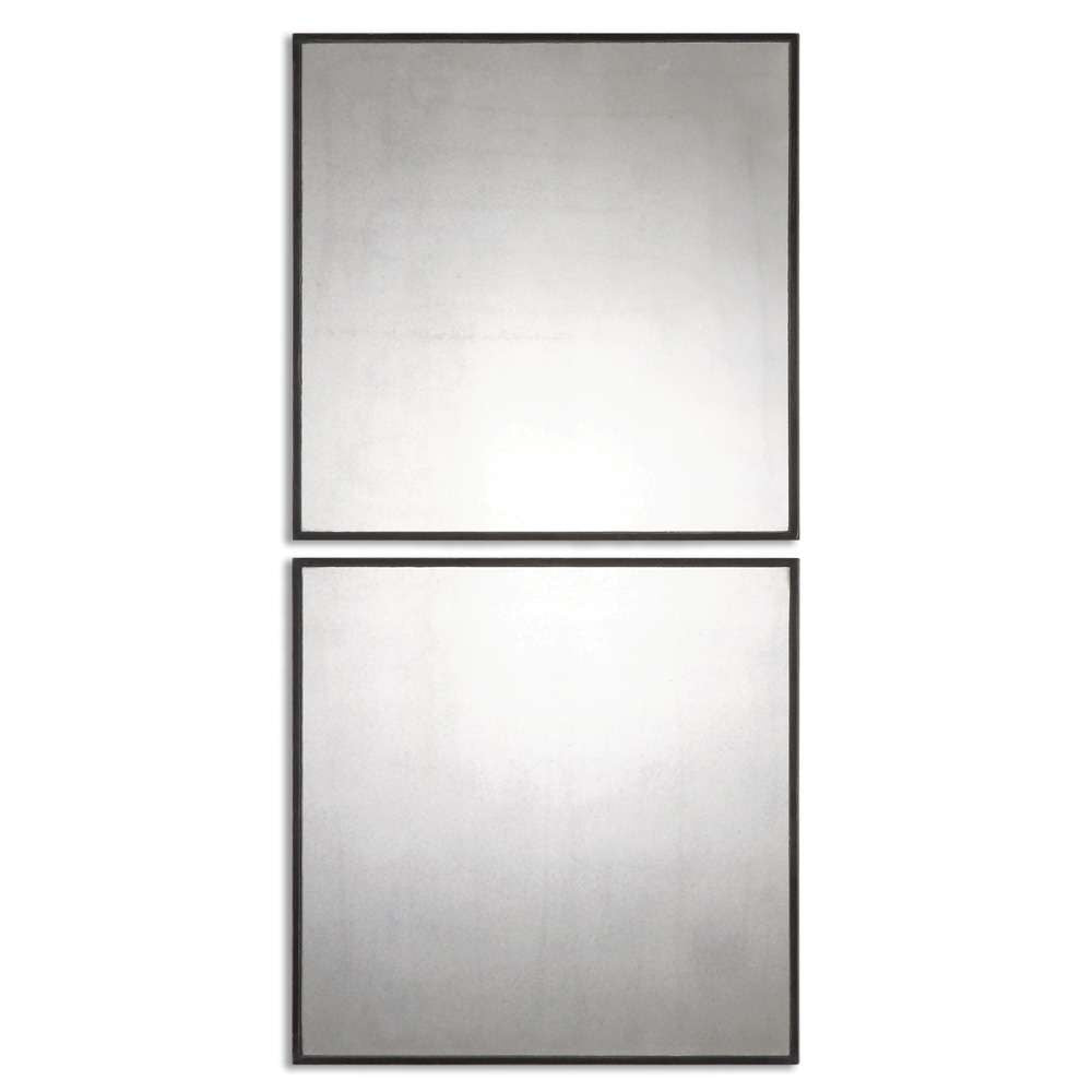 Uttermost - Matty Antiqued Square Mirrors (Set of 2) - 13932 veiw 1