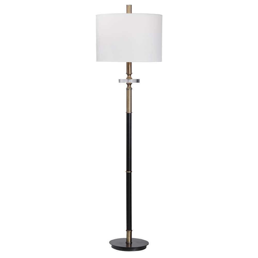 Uttermost - Maud Aged Black Floor Lamp - 28196-1 veiw 1
