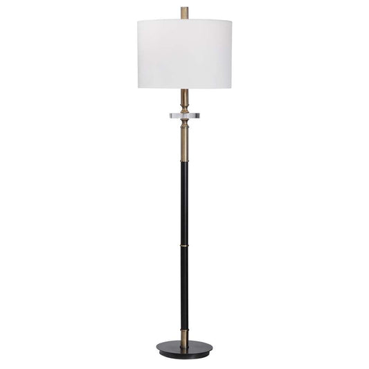 Uttermost - Maud Aged Black Floor Lamp - 28196-1 veiw 1