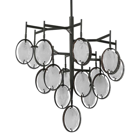 Uttermost - Maxin 15 Light Large Bronze Chandelier - 21344 veiw 2