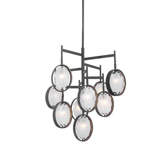 Uttermost - Maxin Dark Bronze 9 Light Chandelier - 21317 veiw 1