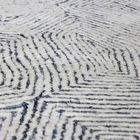 Uttermost - Maze Blue 5 X 8 Rug - 73067-5 veiw 1