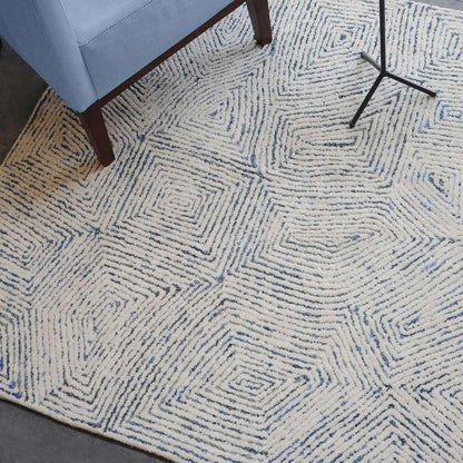 Uttermost - Maze Blue 8 X 10 Rug - 73067-8 veiw 3