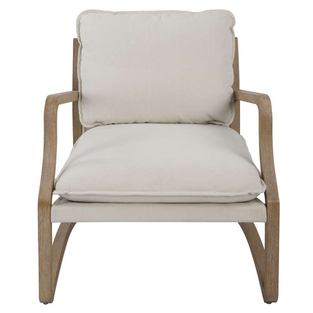 Uttermost - Melora Solid Oak Accent Chair - 23712 veiw 1