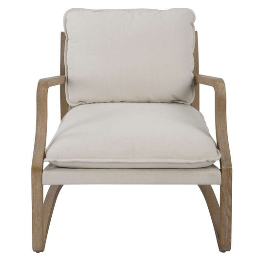 Uttermost - Melora Solid Oak Accent Chair - 23712 veiw 1