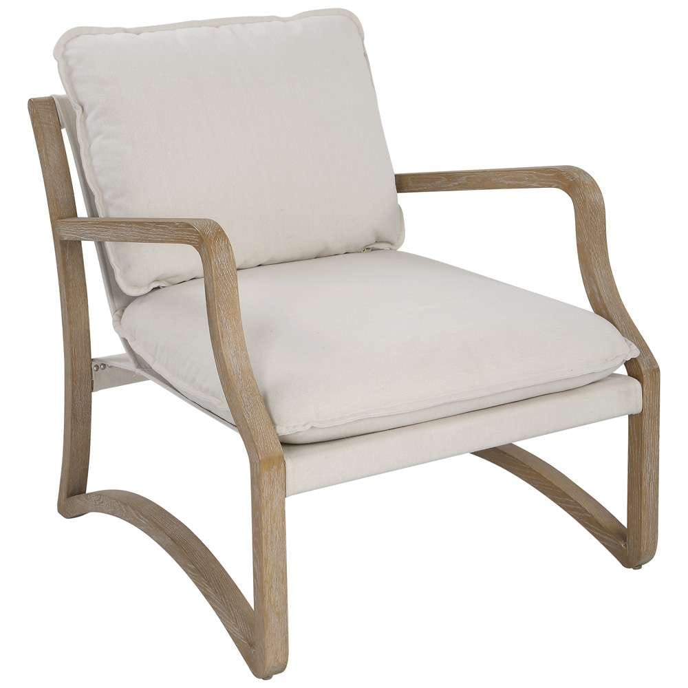 Uttermost - Melora Solid Oak Accent Chair - 23712 veiw 3