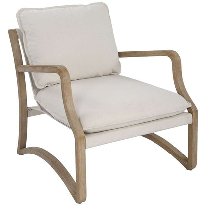 Uttermost - Melora Solid Oak Accent Chair - 23712 veiw 3