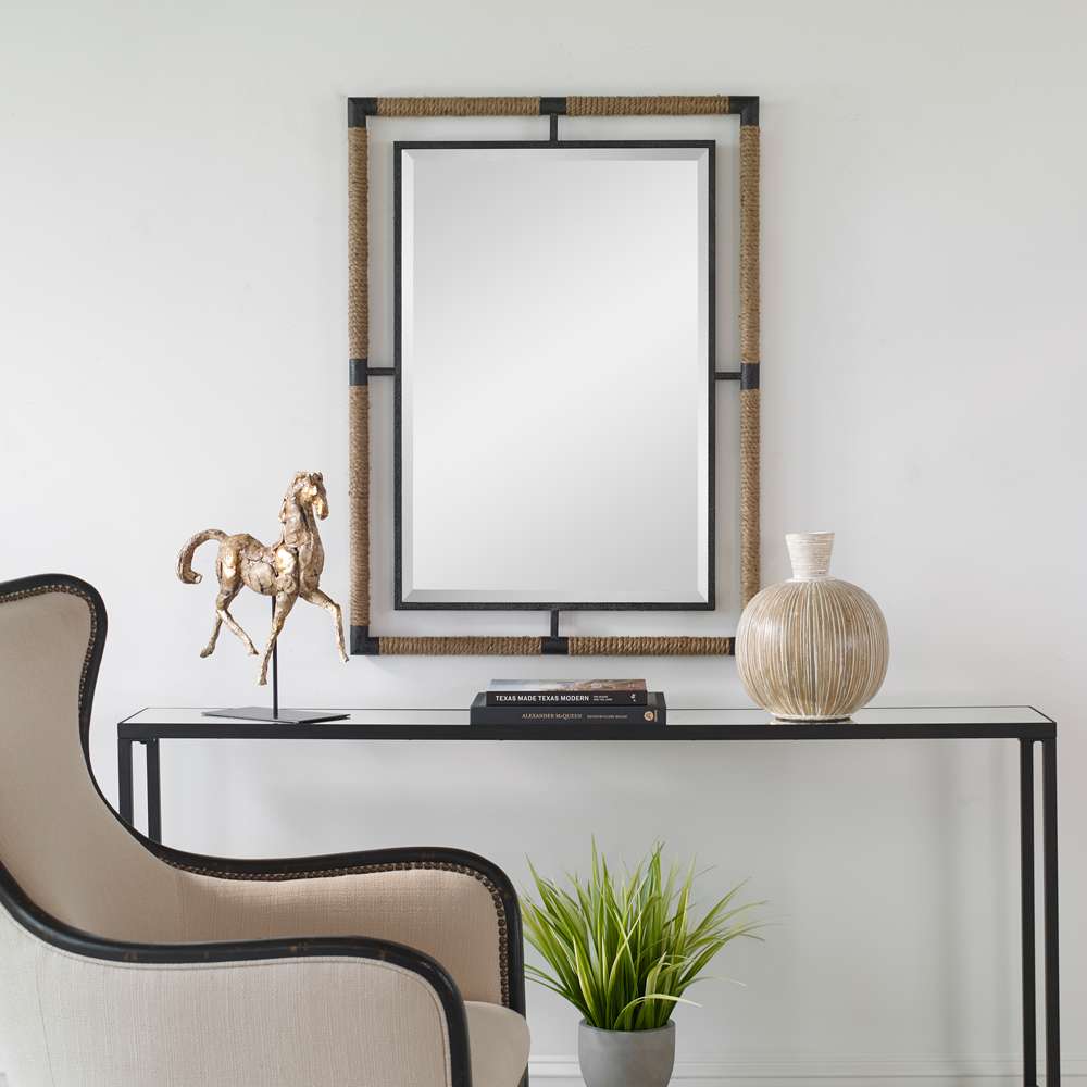 Uttermost - Melville Iron & Rope Mirror - 09769 veiw 4