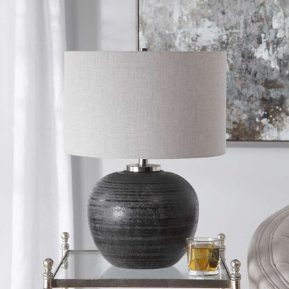Uttermost - Mikkel Charcoal Table Lamp - 26349-1 veiw 2