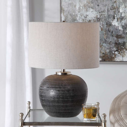 Uttermost - Mikkel Charcoal Table Lamp - 26349-1 veiw 4