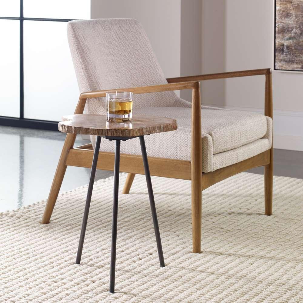 Uttermost - Mircea Petrified Wood Accent Table - 25461 veiw 4