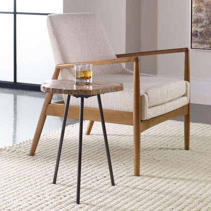 Uttermost - Mircea Petrified Wood Accent Table - 25461 veiw 4